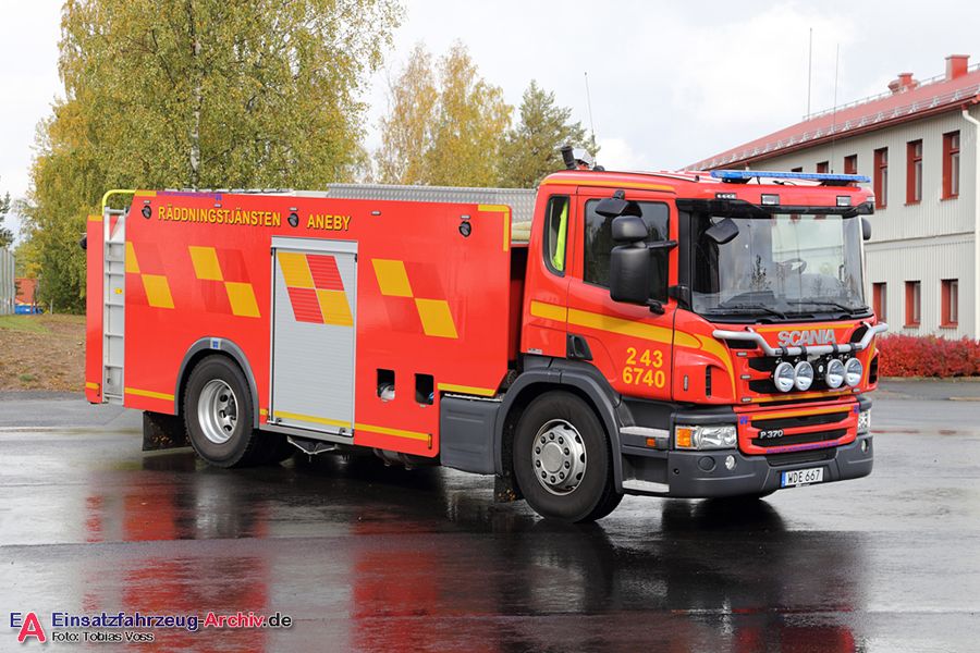 Brandstation Aneby - 2 43-6740 - Tankbil